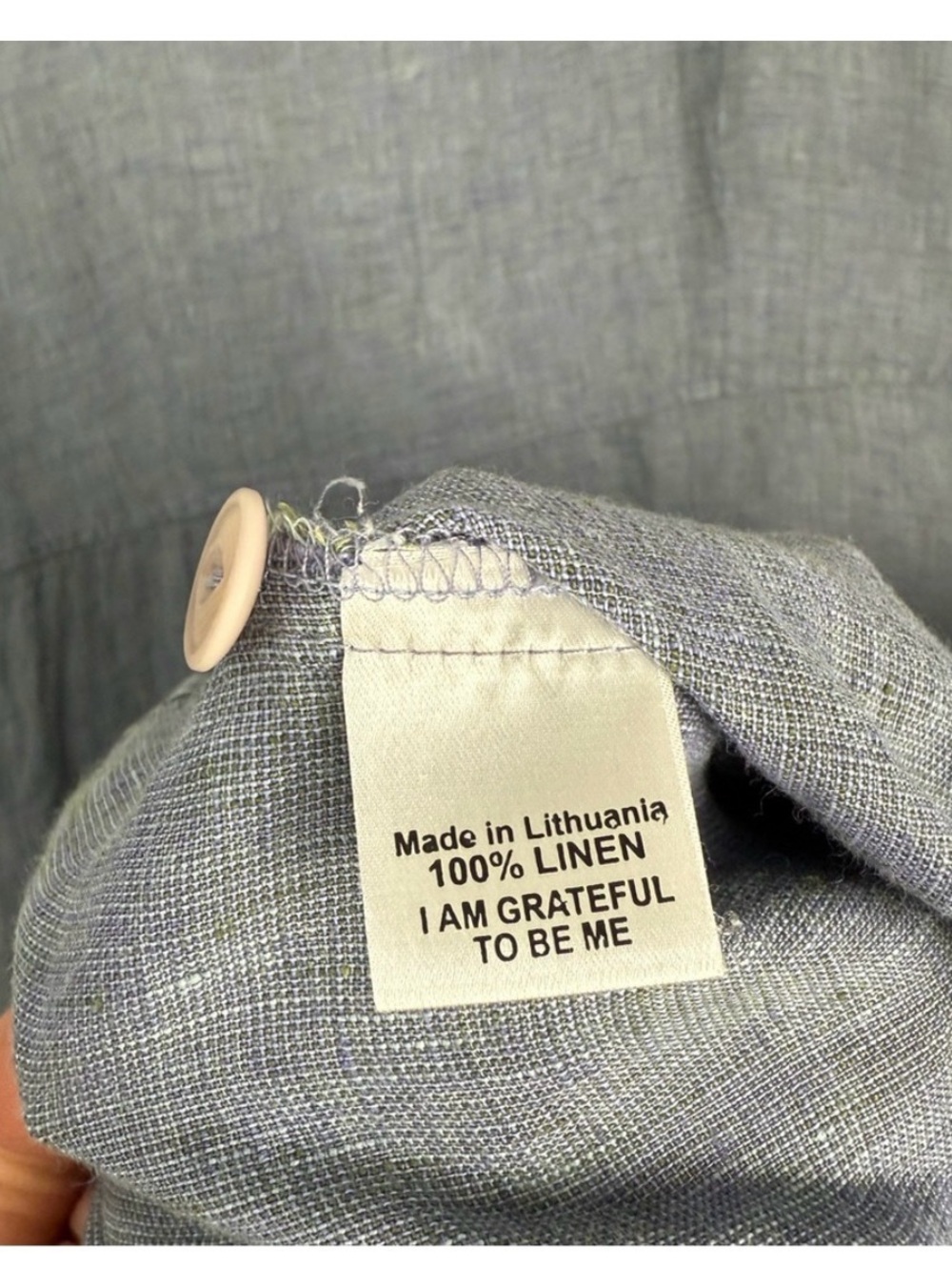 Flax 100% Linen Tank Sleeveless Dress Lagenlook Small
